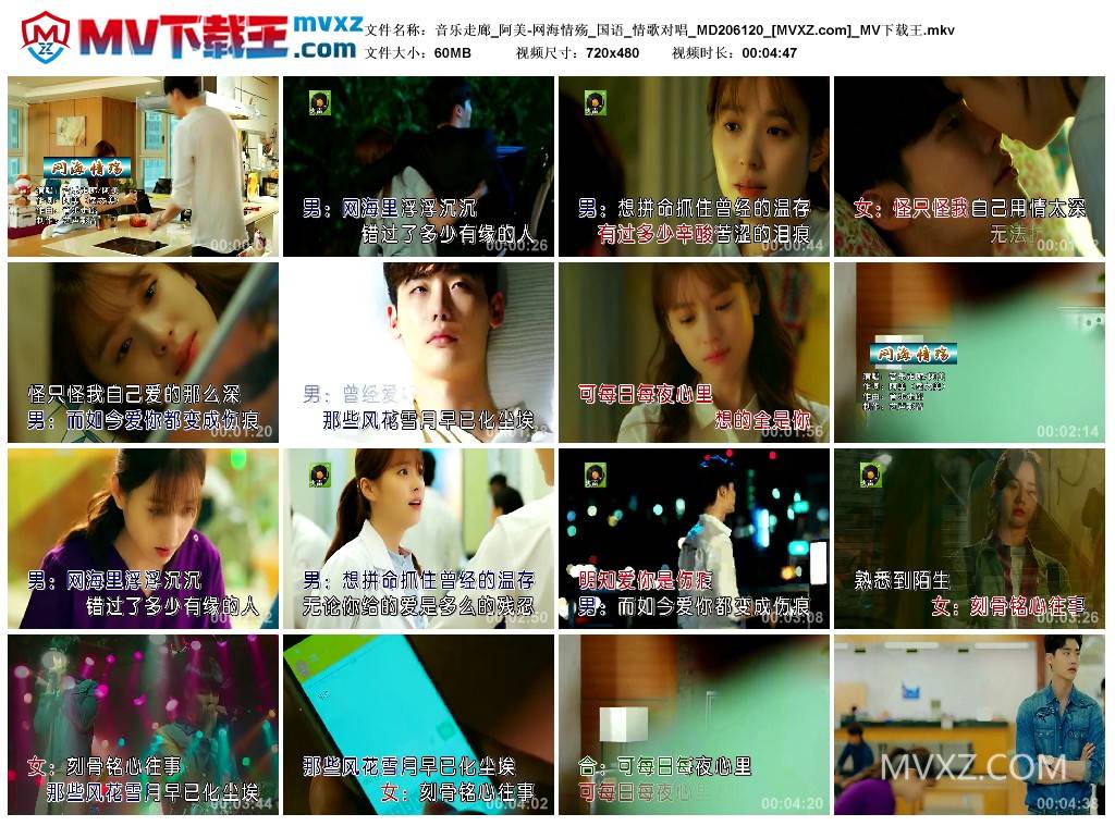 音乐走廊_阿美-网海情殇_国语_情歌对唱_MD206120